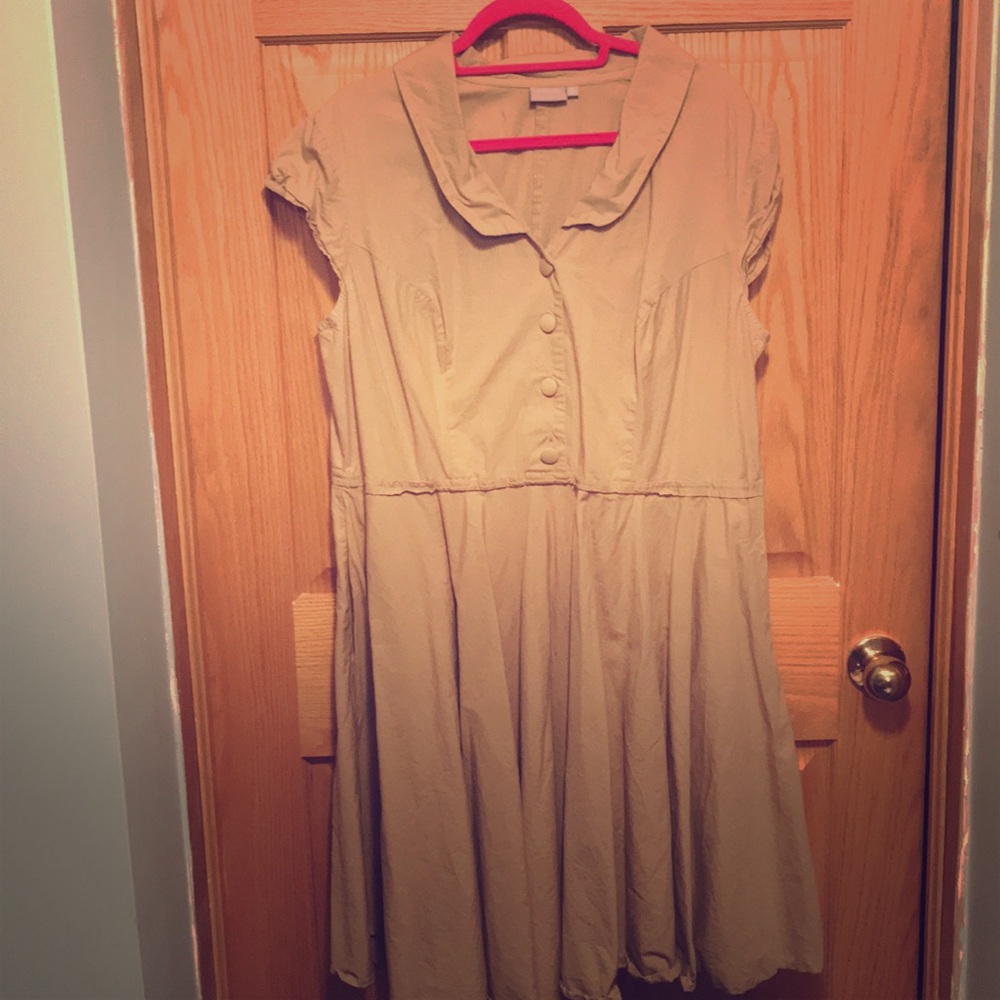 🌟Plus size vintage-style dress